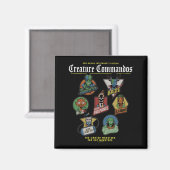 Monster Squad Abzeichen Leistung Magnet (Vorderseite/Rückseite)