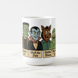 Monster Squad Frankie Vlad Wolfie Blobbo Cartoon Verwandlungstasse