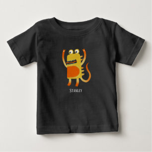 Monster Stanley Individuelle Name Baby T-shirt
