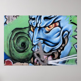 Monster Street Art of Las Palmas Poster