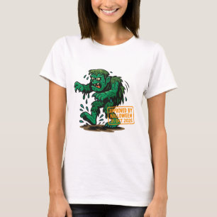 Monster-Sumpf-Cartoon - genehmigt durch Halloween T-Shirt