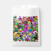 Monster-Süße Figuren Halloween-Muster Geschenktütchen (Vorderseite)