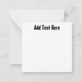 Monster-Süße Figuren Halloween-Muster Mitteilungskarte (Rückseite)