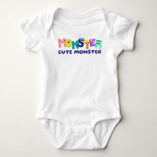 Monster süßes Monster Baby Strampler