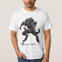 Monster-T-Shirt - Werewolf