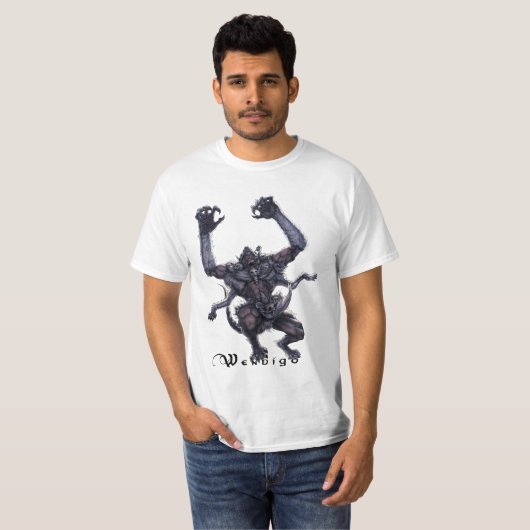 Monster-T-Stück Wendigo T-Shirt (Vorne ganz)