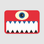 Monster-Tag Namensschild (Vorderseite)