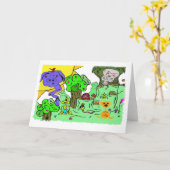 MONSTER-TAL-GRUSS-KARTE KARTE (Gelbe Blume)