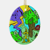 Monster-Tal-Verzierung Keramik Ornament (Rechts)