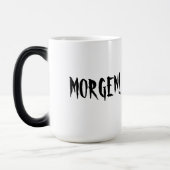 Monster-Tasse am Morgen Verwandlungstasse (Links)