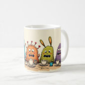 Monster-Teezeit Kaffeetasse (VorderseiteRechts)