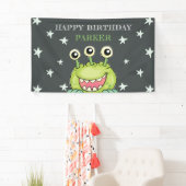Monster Thema Geburtstag Banner (Insitu)