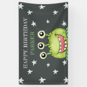Monster Thema Geburtstag Banner (Vertikal)