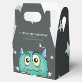 Monster Thema Geburtstag Geschenkschachtel (Geöffnet)