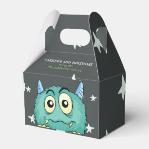 Monster Thema Geburtstag Geschenkschachtel