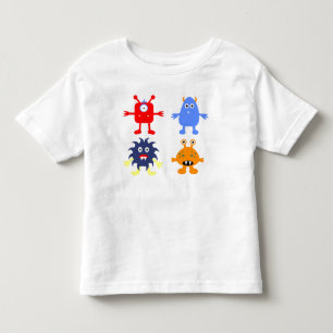 Monster Themed Kleinkind Fine Jersey T - Shirt