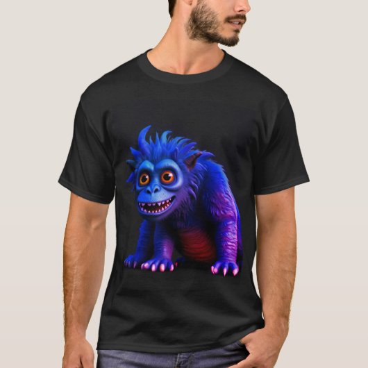 Monster, Tiermonster, Selbstvertrauen T-Shirt (Vorderseite)
