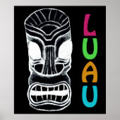 Monster Tiki Head Luau Poster (Vorne)