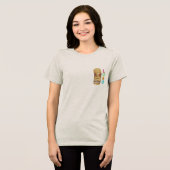 Monster Tiki Luau Tri-Blend Shirt (Vorderseite voll)