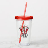 Monster-Tools für Spaß Cartoon Acryltrinkbecher (Rückseite)