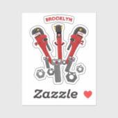 Monster-Tools für Spaß Cartoon Aufkleber (Blatt)