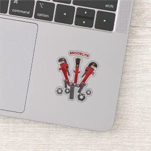 Monster-Tools für Spaß Cartoon Aufkleber