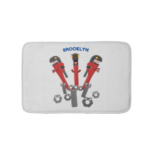 Monster-Tools für Spaß Cartoon Badematte