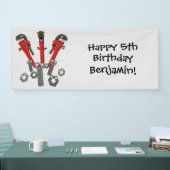 Monster-Tools für Spaß Cartoon Banner (Messe)