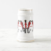 Monster-Tools für Spaß Cartoon Bierglas (Mittel)