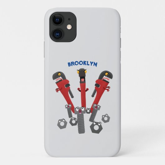 Monster-Tools für Spaß Cartoon Case-Mate iPhone Hülle (Rückseite)