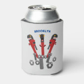 Monster-Tools für Spaß Cartoon Dosenkühler (Kanne Rückseite)