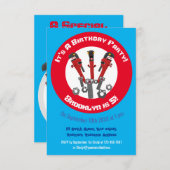 Monster-Tools für Spaß Cartoon Einladung (Vorne/Hinten)