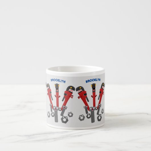 Monster-Tools für Spaß Cartoon Espressotasse (Vorderseite)