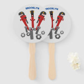 Monster-Tools für Spaß Cartoon Fächer (Vorne und Hinten)