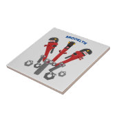 Monster-Tools für Spaß Cartoon Fliese (Seite)