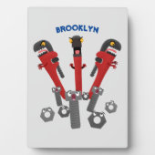 Monster-Tools für Spaß Cartoon Fotoplatte (Vorderseite)