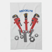 Monster-Tools für Spaß Cartoon Geschirrtuch (Vertikal)