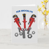 Monster-Tools für Spaß Cartoon Karte (Gelbe Blume)