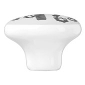 Monster-Tools für Spaß Cartoon Keramikknauf (Seitenansicht)