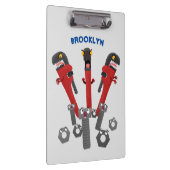 Monster-Tools für Spaß Cartoon Klemmbrett (Rechts)