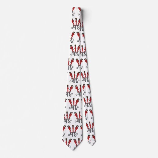 Monster-Tools für Spaß Cartoon Krawatte (Vorderseite)