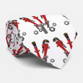 Monster-Tools für Spaß Cartoon Krawatte (Gerollt)