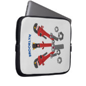 Monster-Tools für Spaß Cartoon Laptopschutzhülle (Vorne Rechts)