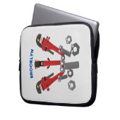 Monster-Tools für Spaß Cartoon Laptopschutzhülle (Vorderseite Links)