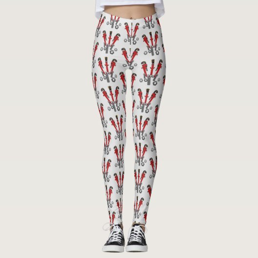 Monster-Tools für Spaß Cartoon Leggings (Vorderseite)