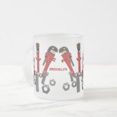 Monster-Tools für Spaß Cartoon Mattglastasse (Vorderseite Links)