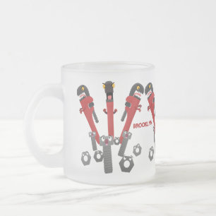 Monster-Tools für Spaß Cartoon Mattglastasse