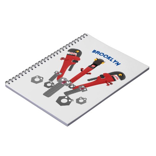 Monster-Tools für Spaß Cartoon Notizblock (Linke Seite)