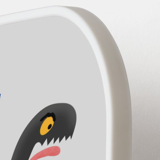 Monster-Tools für Spaß Cartoon Pickleball Schläger (Linke Seite)