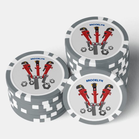 Monster-Tools für Spaß Cartoon Pokerchips (Stapel)